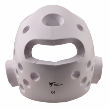white adidas taekwondo head guard 6