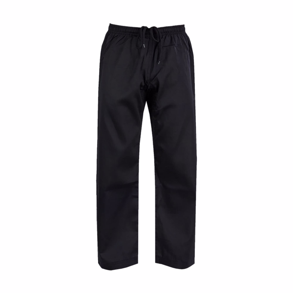 black karate pants