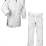white j500 adidas judo training uniform