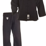 črna kungfu taichi uniforma