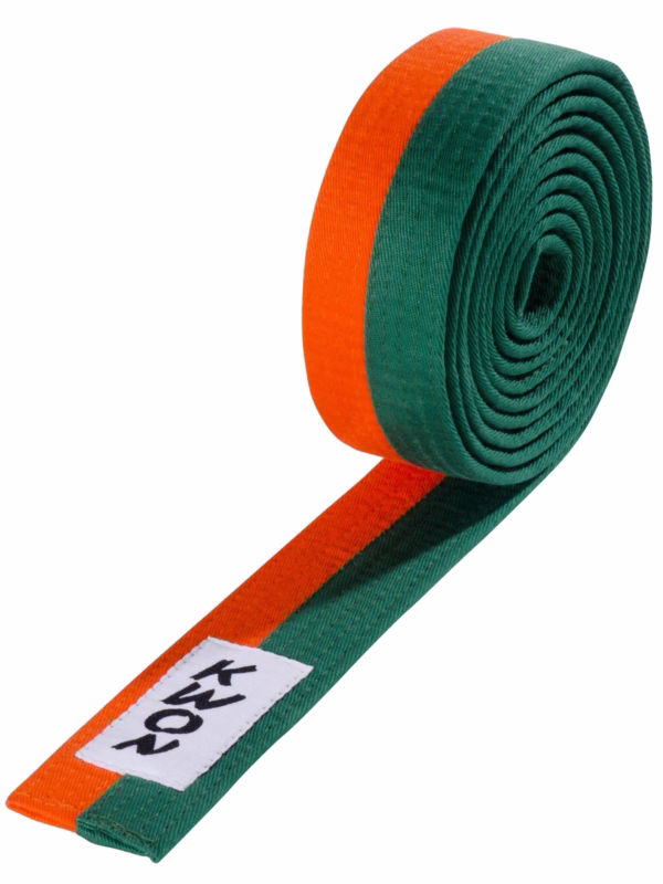 oranžno zelen judo pas