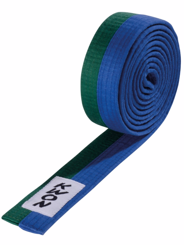 zeleno moder judo pas