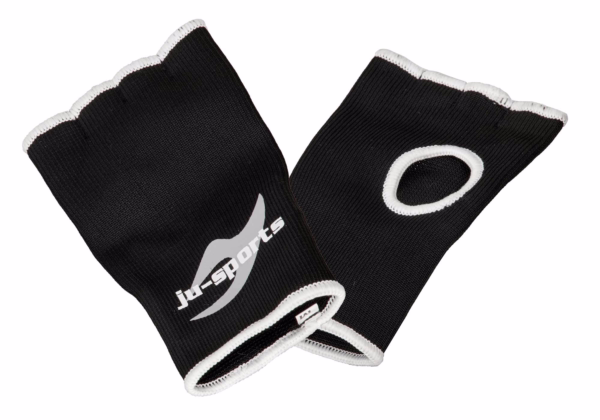 boxing cotton elasticated inner gloves black