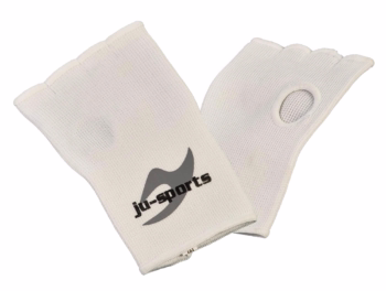 boxing cotton elasticated inner gloves white