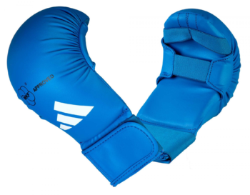 modre wkf adidas karate rokavice 1