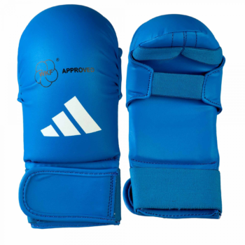 blue wkf adidas karate gloves 2