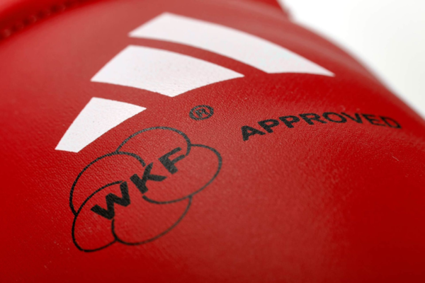 rdeč adidas karate wkf ščitnik za noge 8