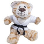 karate plišasta igrača tiger