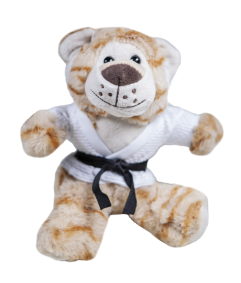 martial karate plushed tiger