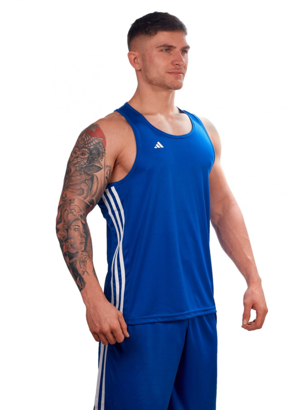 blue adidas boxing vest 2