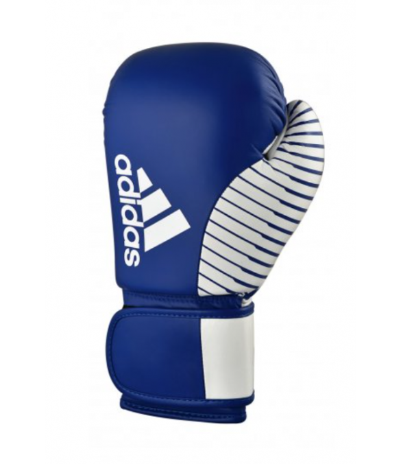blue leather adidas WAKO competition approved Kickboxing gloves 2
