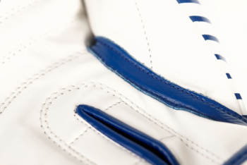 blue leather adidas WAKO competition approved Kickboxing gloves 8