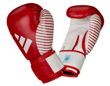 rdeče usnjene adidas WAKO competition Kickboxing rokavice 1