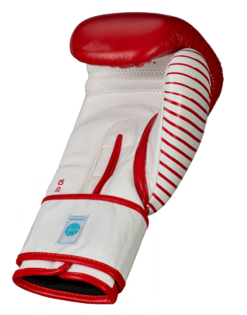 rdeče usnjene adidas WAKO competition Kickboxing rokavice 6