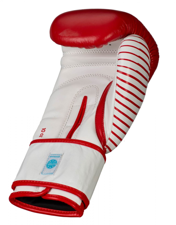 rdeče usnjene adidas WAKO competition Kickboxing rokavice 6