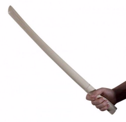 bokken_white_shoto bokken shoto wakizashi white