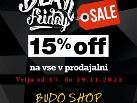 črni budo shop petek