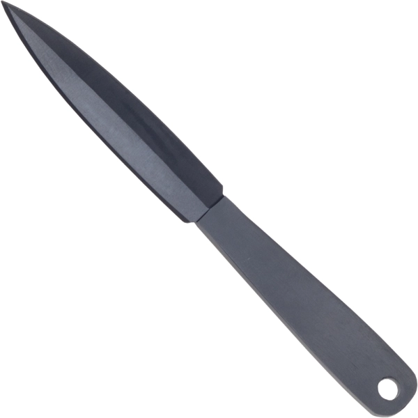 set of 3 black throwing knifes