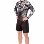 rashguard majica black white
