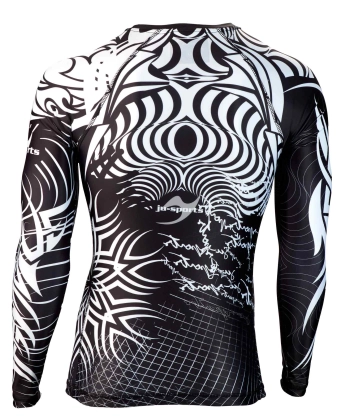 rashguard black white 3