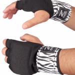 gel boxing inner gloves zebra