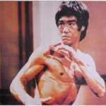 color poster bruce lee