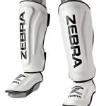beli mma ščitniki za piščal in stopalo zebra pro