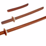 set of red bokken daito shoto tanto