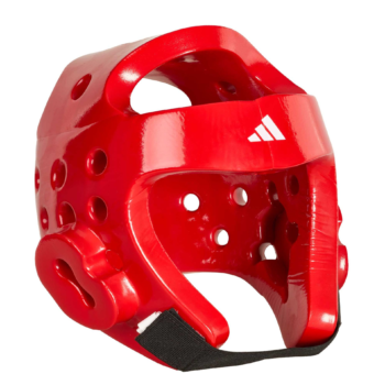 adidas wt taekwondo čelada rdeča