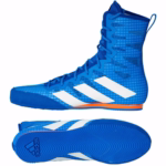blue adidas box hog 4 boxing shoes