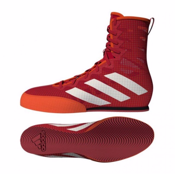 red adidas box hog 4 boxing shoes red adidas box hog 4 boxing shoes