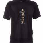 črna karate kanji t-shirt majica
