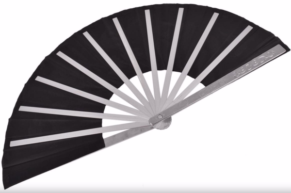 dragon black metal taichi fan 3