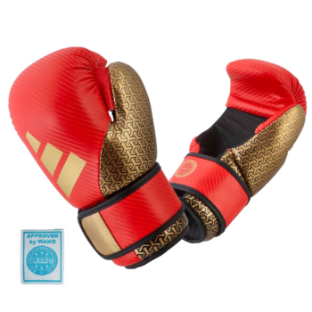 red adidas pro point fighter wako gloves