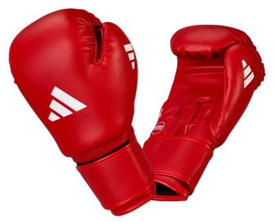 red iba adidas boxing gloves 8