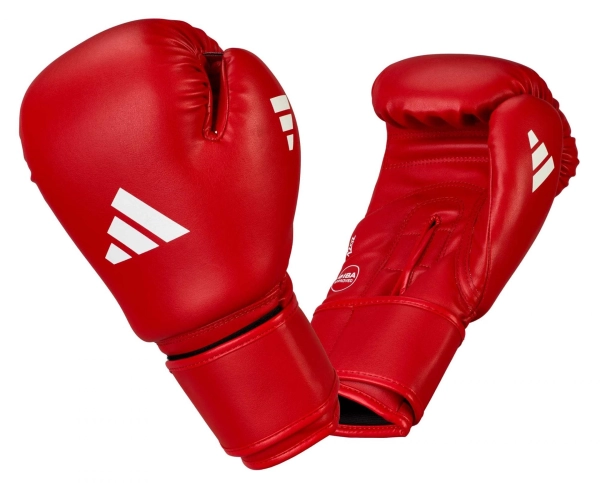 red iba adidas boxing gloves 8