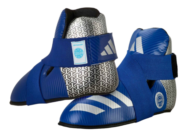 blue adidas wako foot instep protector 7
