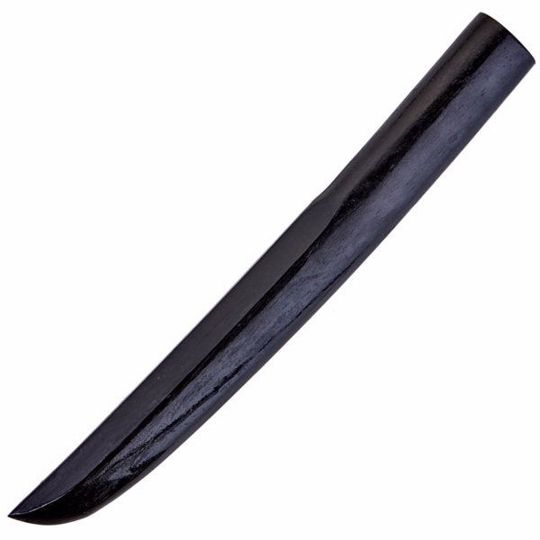 black wooden tanto knife 1