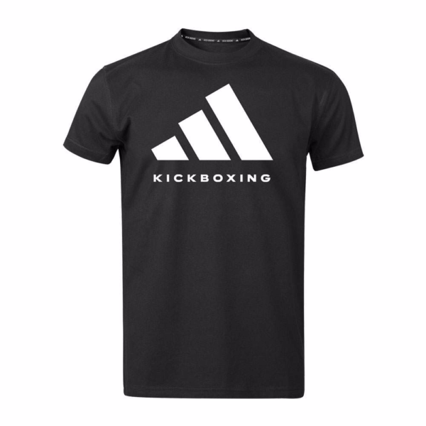 black kickboxing adidas t-shirt