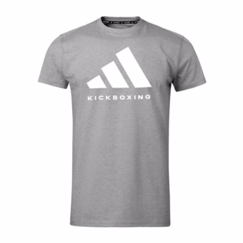 gray kickboxing adidas t-shirt