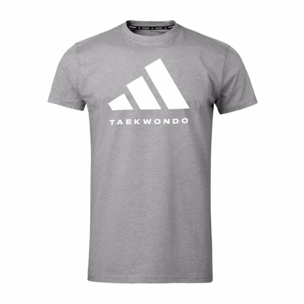 gray taekwondo adidas t-shirt
