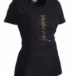 black women judo kanji t-shirt