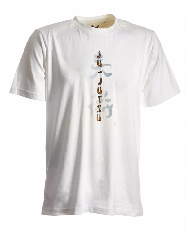 bela jujutsu kanji t-shirt majica bela jujutsu kanji t-shirt majica
