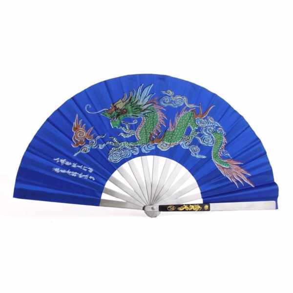 rdeča kovinska taichi pahljača z motivom zmaja rdeča kovinska taichi pahljača z motivom zmaja