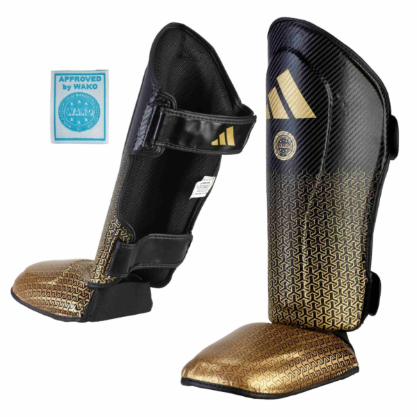 črn wako kickbox ščitnik za piščal in stopalo adidas 12