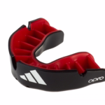 črno-srebrn profesionalni ščitnik za zobe adidas