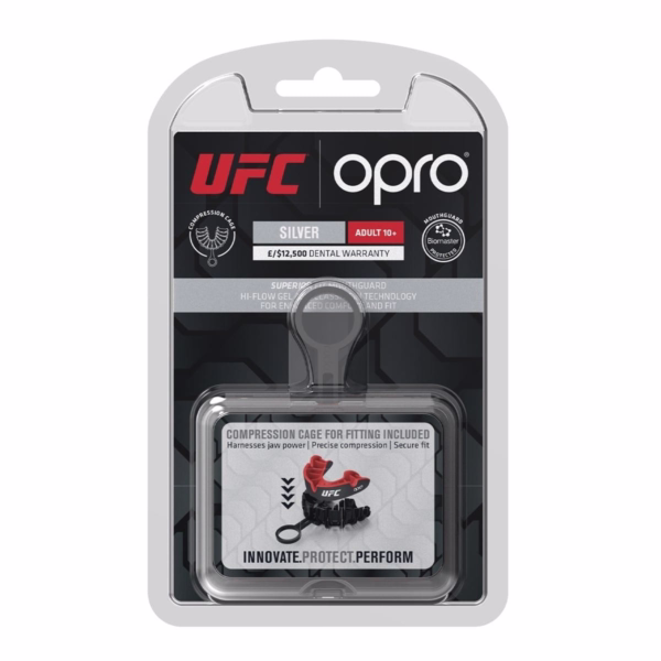 red black professional opro ufc mouthguard 2