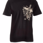 black karate trace t-shirt