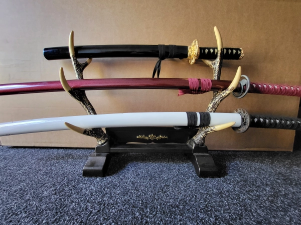 dear horn  katana sword stand