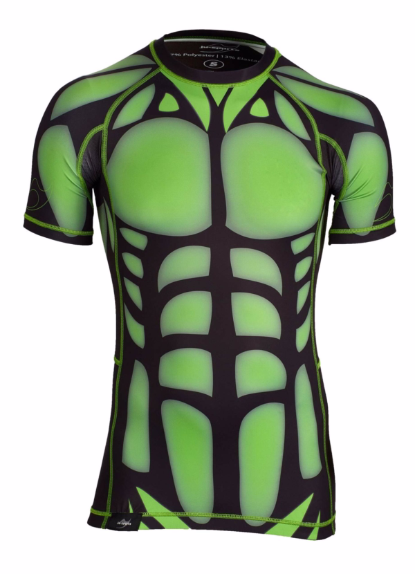 rashguard green muscle 7